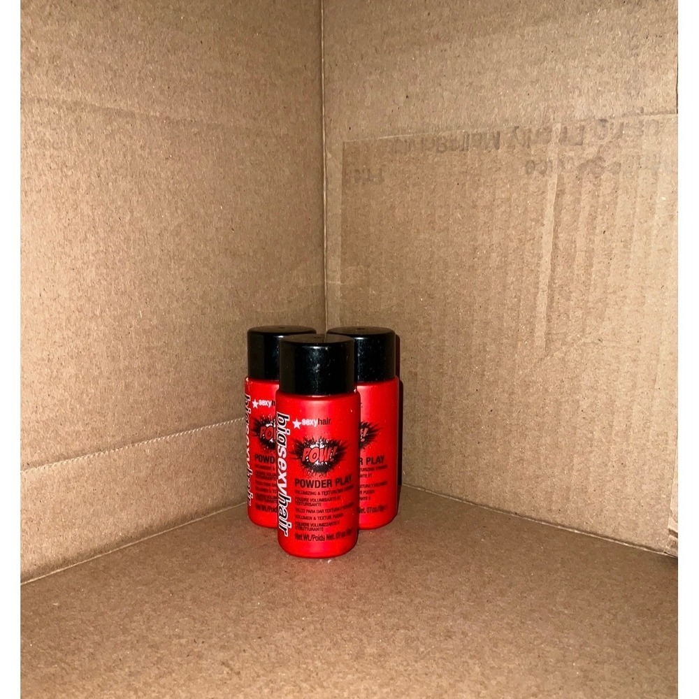 Sexy Hair Powder Play Volumizing Texturizing Powder 0.07oz Lot of 3 Travel Size